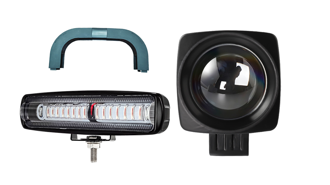 Willpower 4pz Ultra Sottile Luce Stroboscopica di Emergenza 12LED Ambra