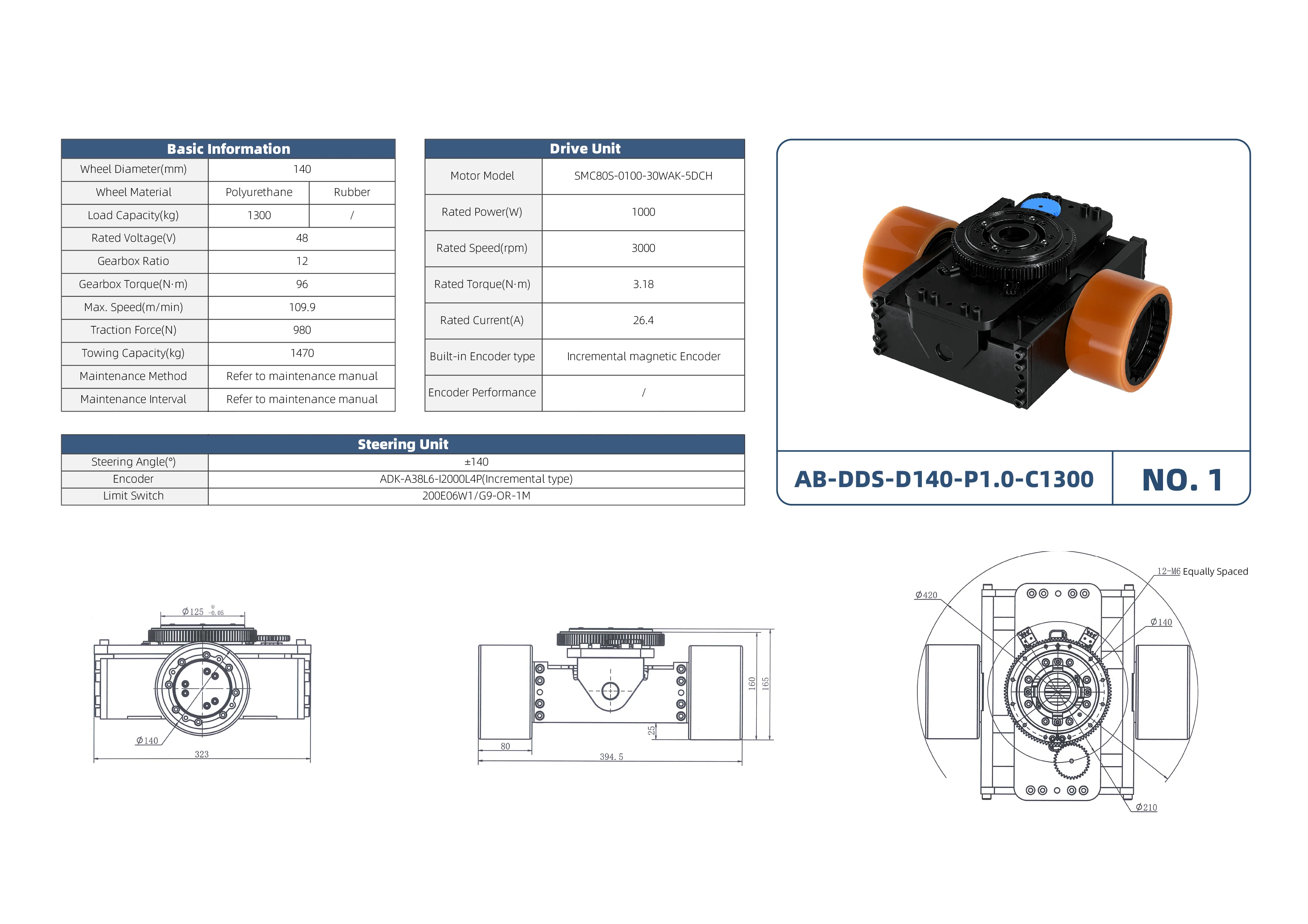 Dual Differential Steering Wheel Module - Integrated Motion Module ...